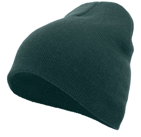 Pacific Headwear Basic Knit Beanie (601K), Color 'DarkGreen'
